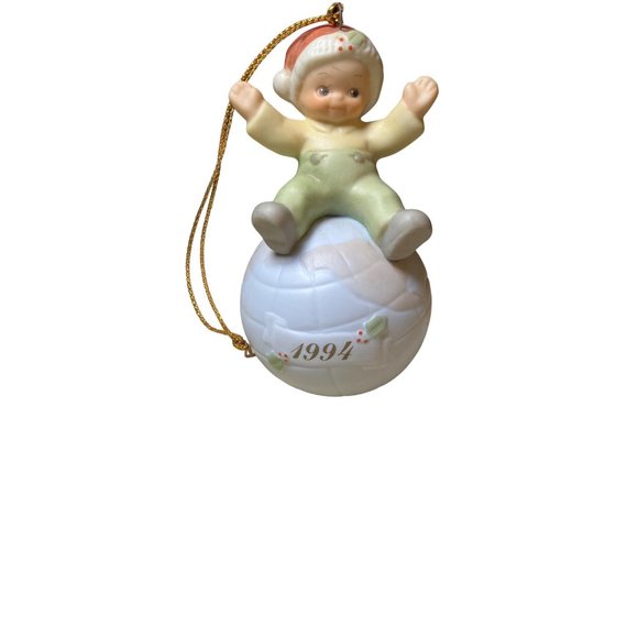 Enesco Christmas Ornament "Give Yourself A Hug" 1994 Memories of Yesterday W/Box - Picture 2 of 12
